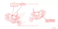CAUTION LABEL for Honda SHADOW VT 750 PHANTOM 2024