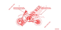 STICKERS for Honda CRF 450 X 2024