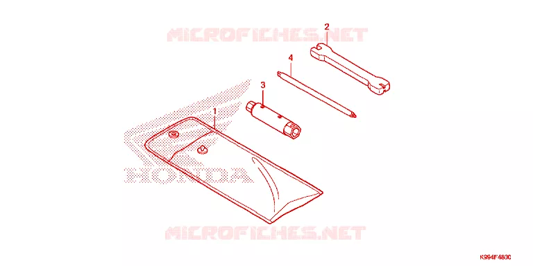 TOOL Honda MOTO 250 CRF 2021  CRF250FM