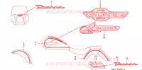 STICKERS for Honda VALKYRIE 1500 F6C TOURER 1999