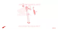 SIDE STAND for Honda CRF 125 F BIG WHEELS 2024