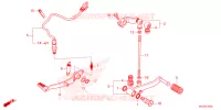 PEDAL for Honda CBR 500 R 2024
