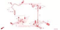 PEDAL for Honda CBR 500 R ABS 2024
