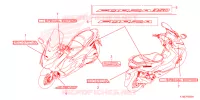 STICKERS for Honda FORZA 250 ABS 2024