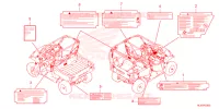 CAUTION LABEL for Honda PIONEER 1000-5 TRAIL 2024