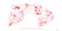 CAUTION LABEL for Honda AIRBLADE 160 2023