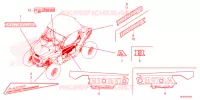 STICKERS for Honda TALON 1000 XS 2024