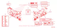 CAUTION LABEL for Honda CBR 1000 RR SP BREMBO 2024