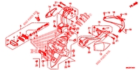     GARDE BOUE ARRIERE/FEU D'IMMATRICULATION for Honda CBR 600 RR 2022