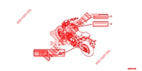     ETIQUETTE DE PRECAUTIONS for Honda CB 150 R 2019