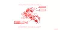 CAUTION LABEL for Honda CB 150 R 2021