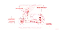 STICKERS for Honda GIORNO 125 CBS 2023