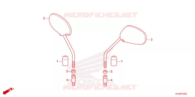 MIRROR Honda MOTO 110 WAVE 2021  AFS110MCFM