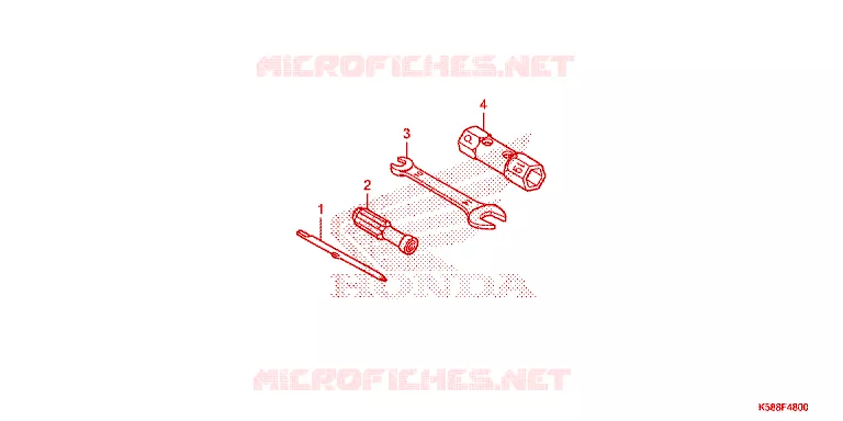 TOOL Honda MOTO 110 WAVE 2017  AFS110MSFH