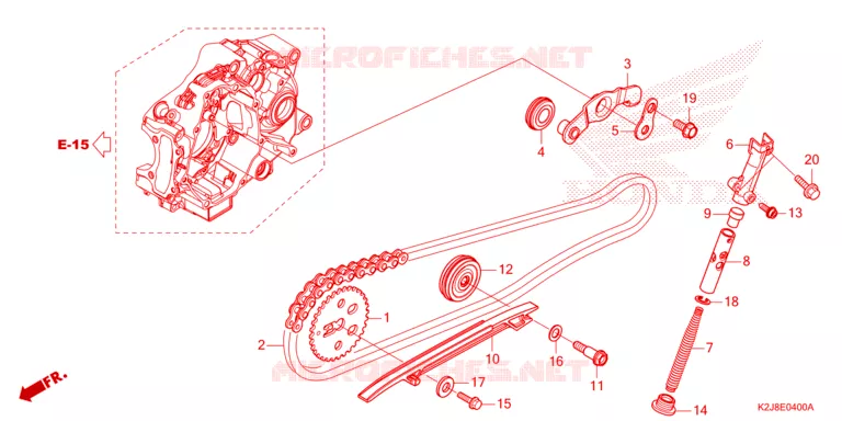 CAM CHAIN Honda MOTO 110 WAVE 2021  AFS110MSFM