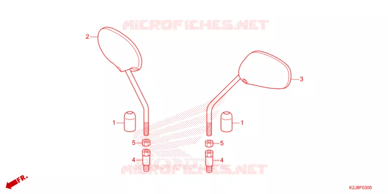 MIRROR Honda MOTO 110 WAVE 2021  AFS110MSFM
