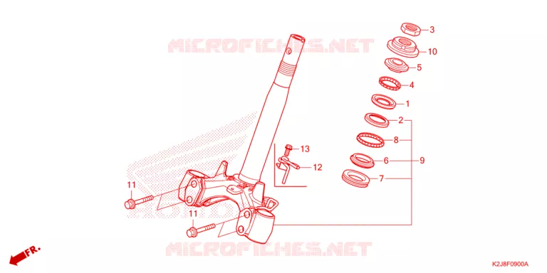 STEERING DAMPER Honda MOTO 110 WAVE 2021  AFS110MSFM