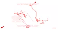 SIDE STAND for Honda CRF 300 L 2024