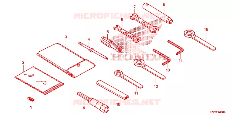 TOOL Honda MOTO 250 CRF 2015  CRF250MF