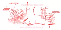 STICKERS for Honda SCOOPY 110 2015