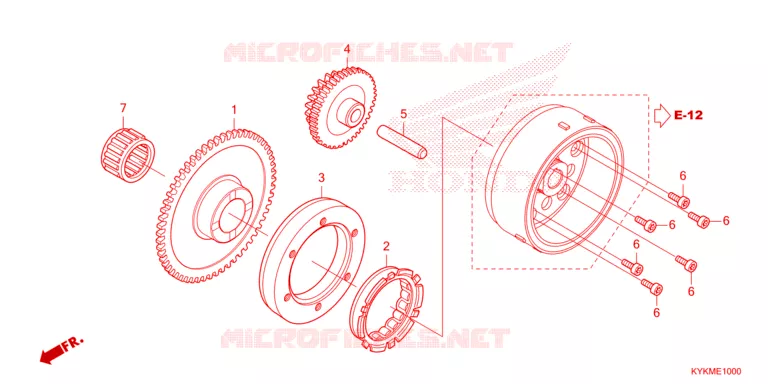 STARTER MOTOR CLUTCH Honda MOTO 110 CRF 2025  CRF110FS