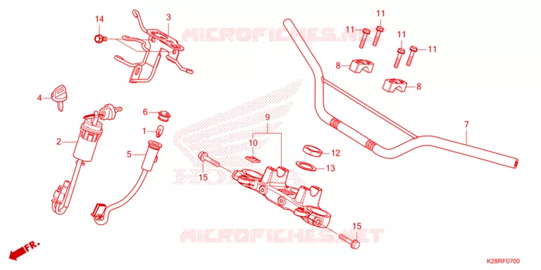 HANDLEBAR Honda MOTO 125 CRF 2025  CRF125FS
