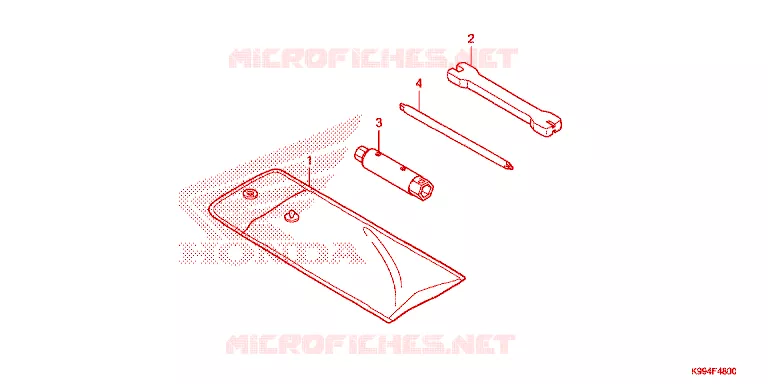 TOOL Honda MOTO 250 CRF 2025  CRF250FS