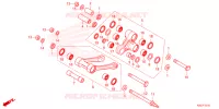 REAR SHOCK & ROCKER ARM for Honda CRF 250 R 2025