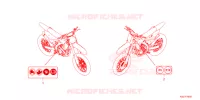 CAUTION LABEL for Honda CRF 250 RX 2025
