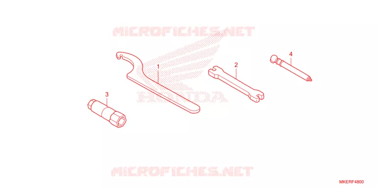 TOOL Honda MOTO 450 CRF 2025  CRF450RS