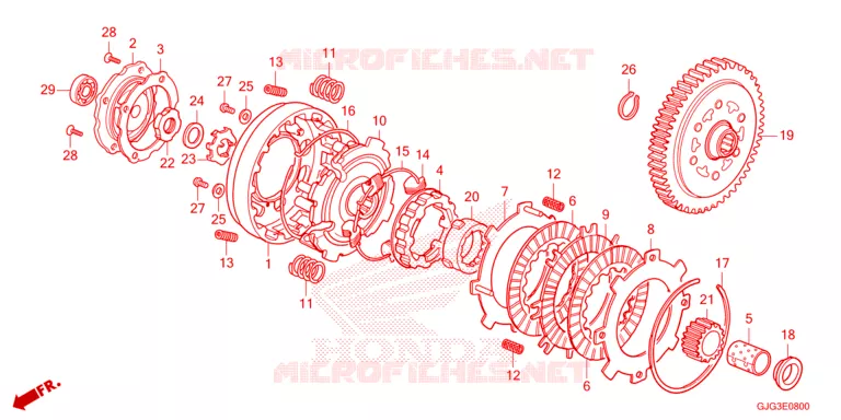 CLUTCH Honda MOTO 50 CRF 2025  CRF50FS