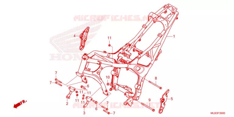 FRAME Honda MOTO 750 HORNET 2024  CB750AP