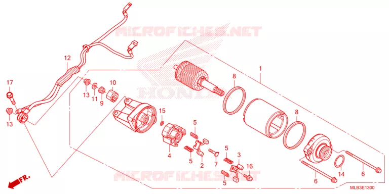 STARTER MOTOR Honda MOTO 750 HORNET 2024  CB750AP