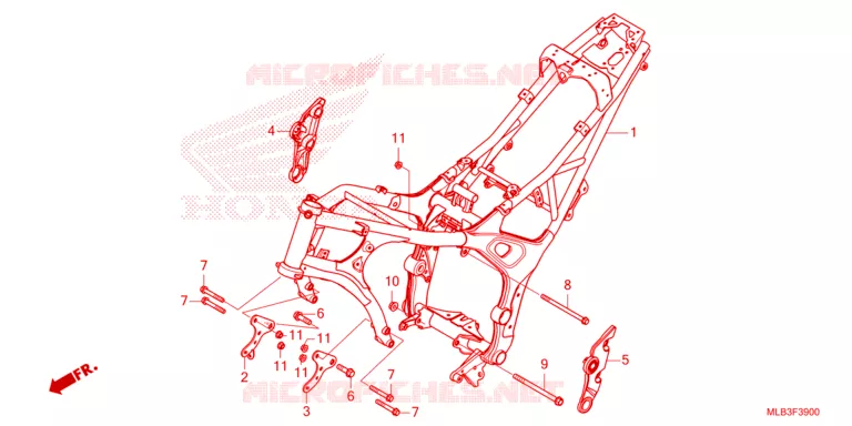 FRAME Honda MOTO 750 HORNET 2023  CB750AP