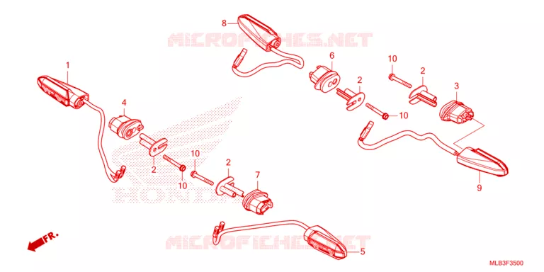 INDICATOR Honda MOTO 750 HORNET 2024  CB750AR