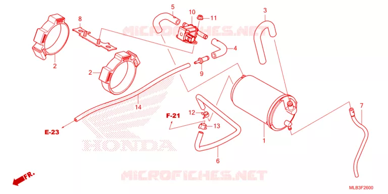 GAS RECYCLING SYSTEM Honda MOTO 750 HORNET 2024  CB750AR