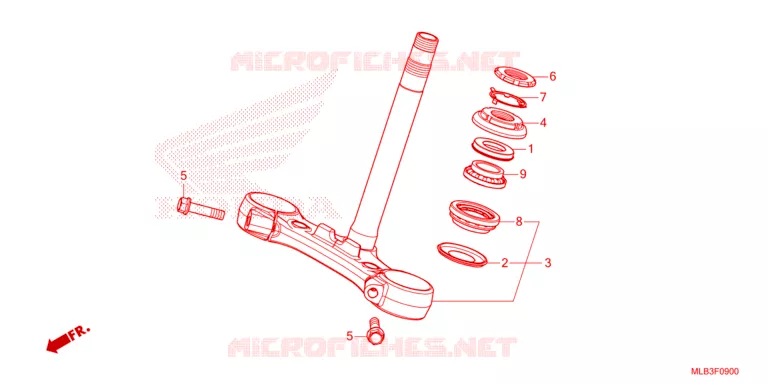 STEERING STEM Honda MOTO 750 HORNET 2024  CB750AP