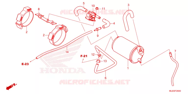 GAS RECYCLING SYSTEM Honda MOTO 750 HORNET 2024  CB750AP