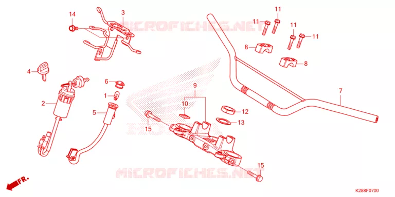 HANDLEBAR Honda MOTO 125 CRF 2025  CRF125FS