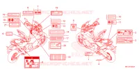 CAUTION LABEL for Honda X ADV 750 LOWER 2024
