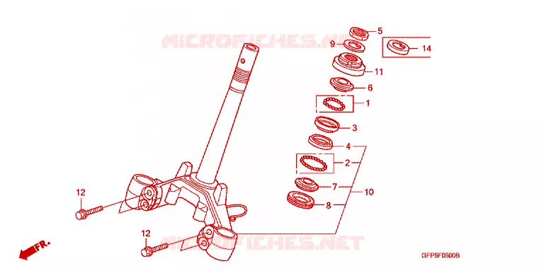 STEERING DAMPER Honda MOTO 100 POP 2009  RF1009