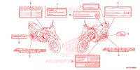 CAUTION LABEL for Honda XRE 300 ABS 2017