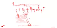 SIDE STAND for Honda XRE 300 ABS 2017