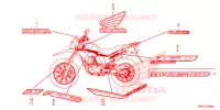 STICKERS for Honda NXR 160 BROS 2017