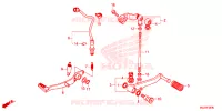 PEDAL for Honda CB 500 F 2014