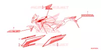 STICKERS for Honda CB 500 F 2014