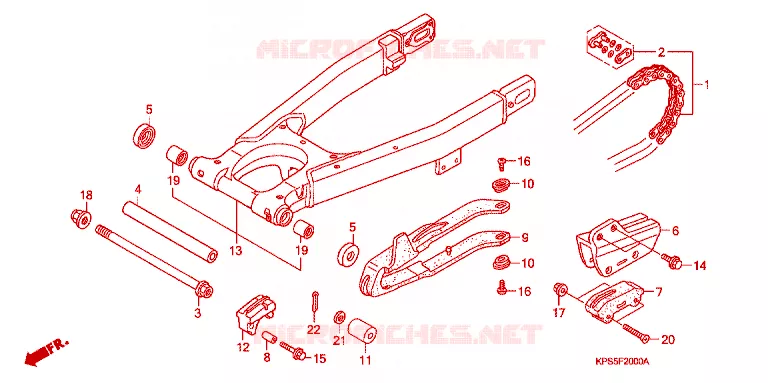 SWING ARM Honda MOTO 230 CRF 2012  CRF230FC