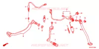 PEDAL   SIDE STAND for Honda TRANSALP 700 2013