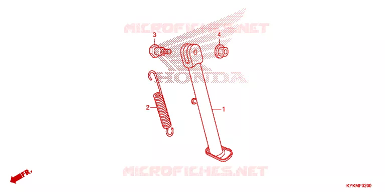 STAND Honda MOTO 110 CRF 2025  CRF110FS