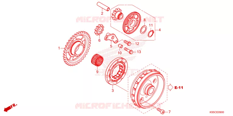 CLUTCH Honda MOTO 250 CRF 2025  CRF250RWES